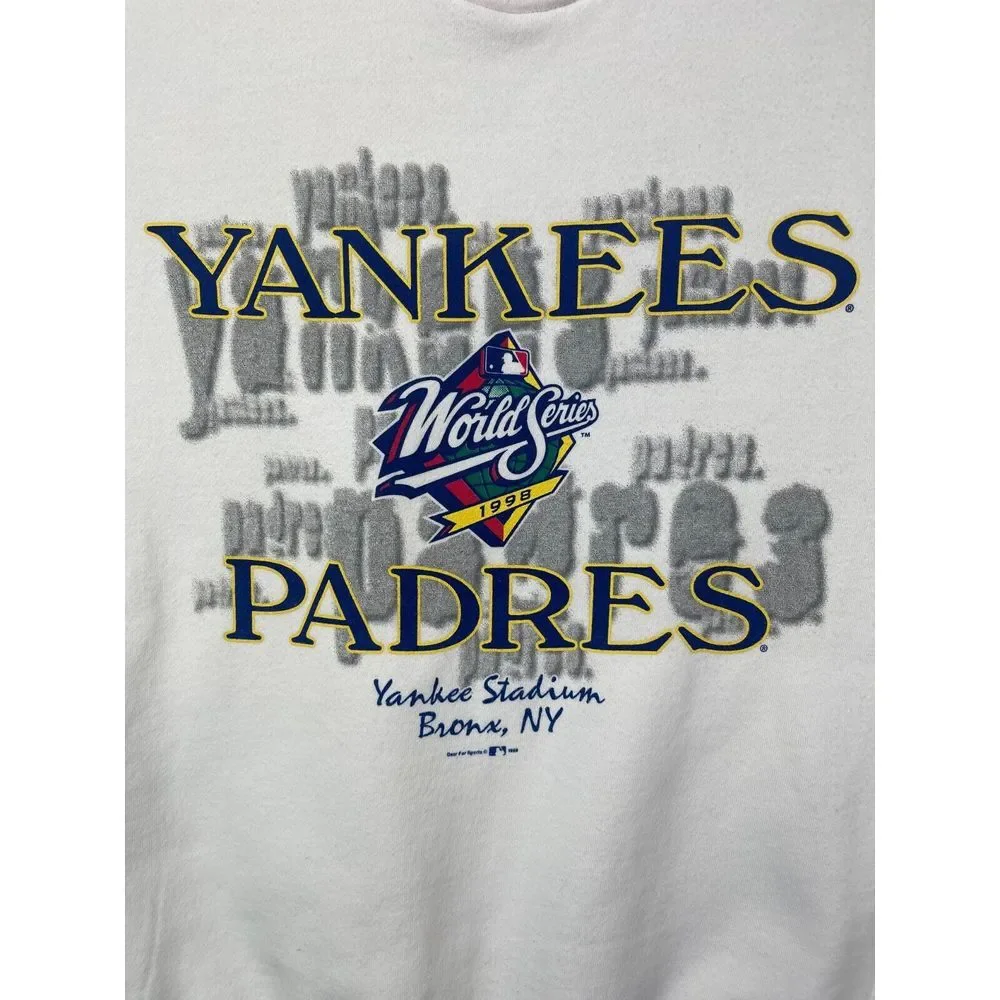 Vintage Rare Men's 1998 New York Yankees Sweatshirt Sz Large World Series Champs - Picture 5 of 10